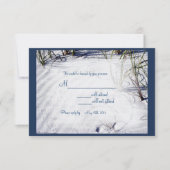 Cartons Réponse Mariage Sandy Beach RSVP02 (Devant)