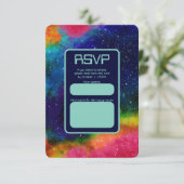 Cartons Réponse Mariage Sci-Fi Galactique (Debout devant)