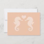 Cartons Réponse Mariage Seaside Sparkle et Sunset Dreams (Dos)