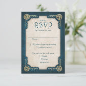 Cartons Réponse Mariage Steampunk (Debout devant)