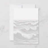 Cartons Réponse Mariage surf Brides (Dos)