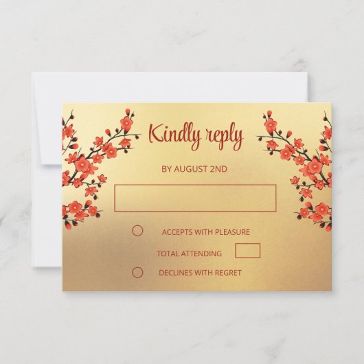 Cartons Réponse Mariage tibétain sans fin (Devant)