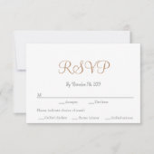Cartons Réponse Mariage traditionnel élégant