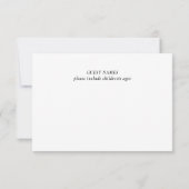 CARTONS RÉPONSE MARIAGE TULIP NOIR MOD (Dos)