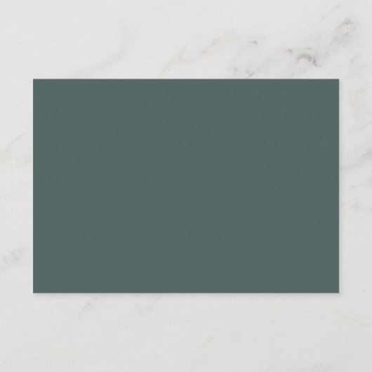 Cartons Réponse Mariage vert Feuille simple Eucalyptus (Dos)