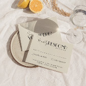 Cartons Réponse Mariage Whimsical français moderne noir blanc rétr