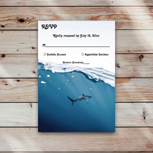 Cartons Réponse Marine Blue Requin sous-marin Nautique Plage Maria