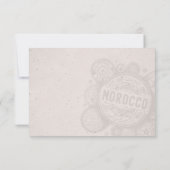 Cartons Réponse Maroc Mariage des passeports (Dos)