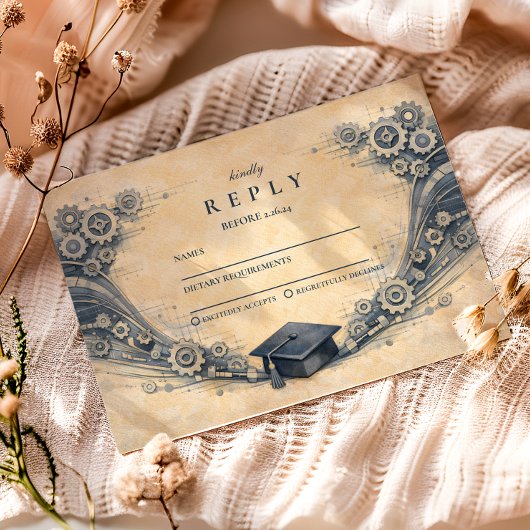 Cartons Réponse Mechanical Engineering Graduate Party