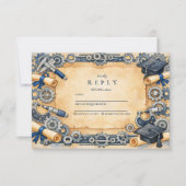 Cartons Réponse Mechanical Engineering Graduation (Devant)