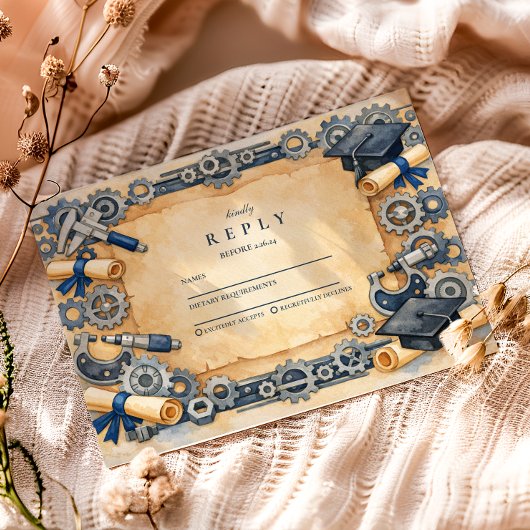 Cartons Réponse Mechanical Engineering Graduation