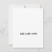 Cartons Réponse Merci de nous avoir ignorés quand on a dit pas de (Dos)