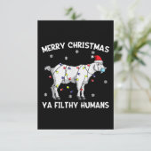 Cartons Réponse Merry Christmas (Debout devant)