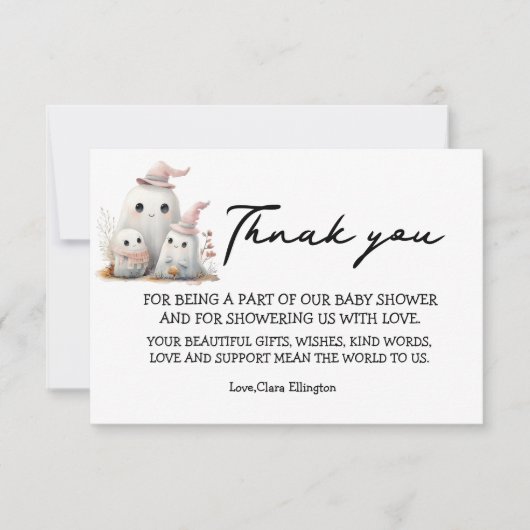 Cartons Réponse mignonne petite fille de garçon Premier Baby showe (Devant)