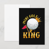 Cartons Réponse Mini Golf King (Devant / Derrière)