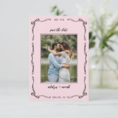 Cartons Réponse Mini pink whimsical bow photo (Debout devant)