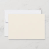 Cartons Réponse Minimal moderne Mariage en terre cuite Multi-événe (Dos)