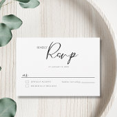 Cartons Réponse Minimalist Elegant Wedding
