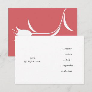 CARTONS RÉPONSE MOD WINE TULIP MARIAGE