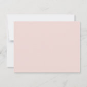 Cartons Réponse Modern Pink Blush wedding (Dos)