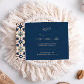 Cartons Réponse Modern Talavera Mexican Tile Modern Wedding