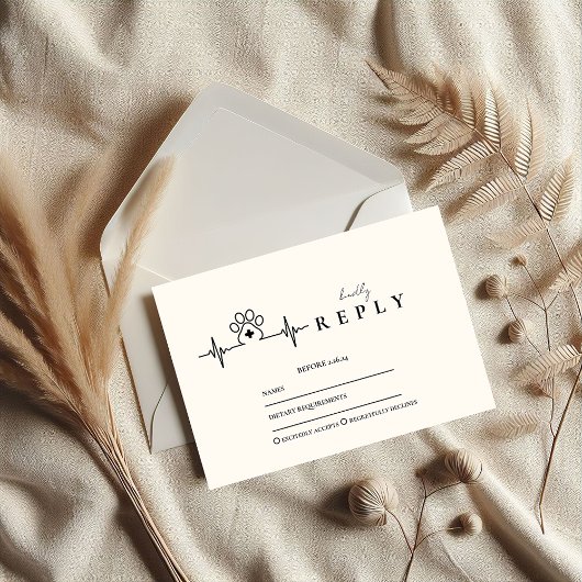 Cartons Réponse Modern Vet Med Graduation Party