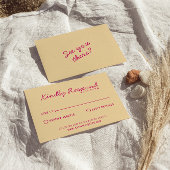 Cartons Réponse Moderne Bright Coloré Rétro Fun Mariage amusant