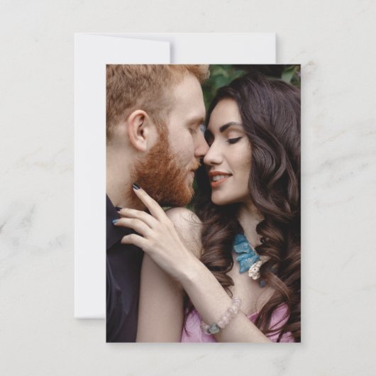 Cartons Réponse Moderne Chic Typographie simple Mariage de code QR (Dos)