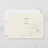 Cartons Réponse Moderne Delicate Eggshell Soft Floral (Devant)