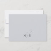 Cartons Réponse Moderne Élégant Simple Foliage Ivoire Choix de rep (Dos)