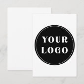 Cartons Réponse Moderne, Élégant, stylé et personnalisable (Devant / Derrière)