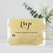 CARTONS RÉPONSE MODERNE FAUX OR (Debout devant)