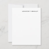 Cartons Réponse Moderne minimaliste (Devant)