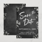 Cartons Réponse Moderne Sauvez la Date avec le Bébé Respiration &  (Devant / Derrière)