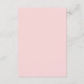 Cartons Réponse Moderne simple mignon Coeur rose QR Code Mariage (Dos)