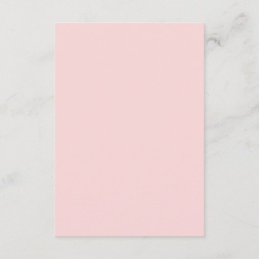 Cartons Réponse Moderne simple mignon Coeur rose QR Code Mariage (Dos)
