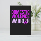 Cartons Réponse Mois de sensibilisation à la violence familiale (Debout devant)