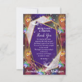 Cartons Réponse Mon Merci de design de Disco Funky Glamour (Devant)