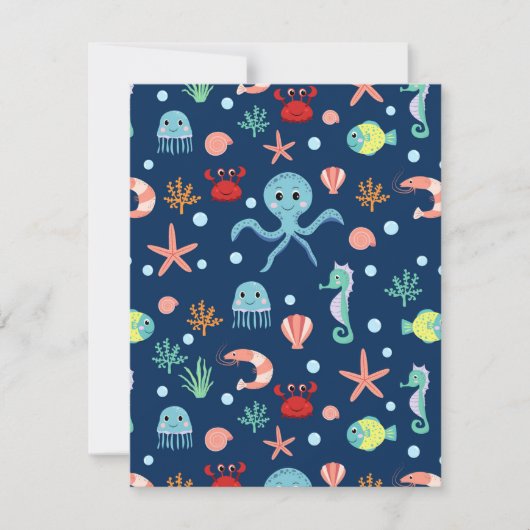 Cartons Réponse Monde marin (Devant)