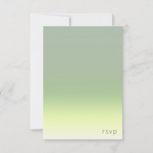 Cartons Réponse Mood Gradient Mariage Spring Meadow ID741 (Devant)