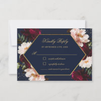 Moody Burgundy Blush Peonies Marine Floral Mariage