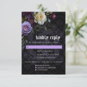 Cartons Réponse Moody Elegant Purple Gothique Garden | Options de (Debout devant)
