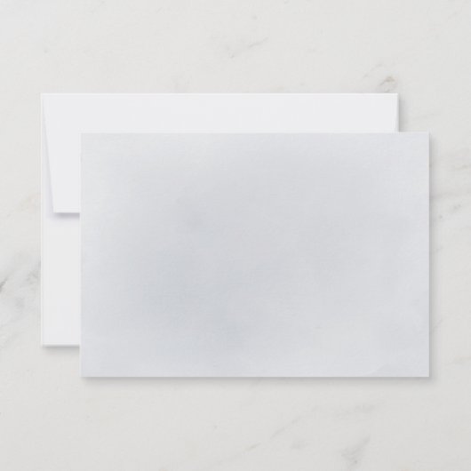 Cartons Réponse Moody marine minima verdure mariage QR code (Dos)