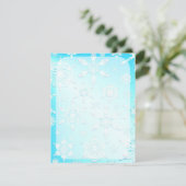 Cartons Réponse Motif Crystal Snowflakes (Debout devant)