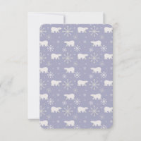 Motif de Noël avec ours polaires et flocons de nei