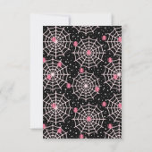 Cartons Réponse Motif des toiles d'Halloween et araignées (Dos)