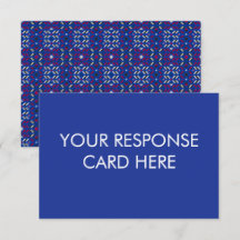 Motif géométrique pixel traditionnel en bleu profo