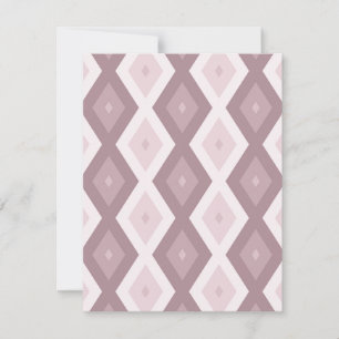 Cartons Réponse motif rose quartz rose diamant
