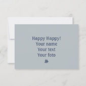 Cartons Réponse Mouette et mer (Dos)