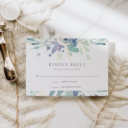 Cartons Réponse Mountain Meadow | Aquarelle Botanique Floral